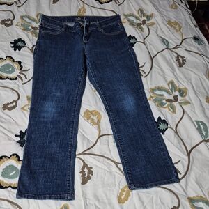 Old Navy Women's Dark Blue Straight Leg Jeans